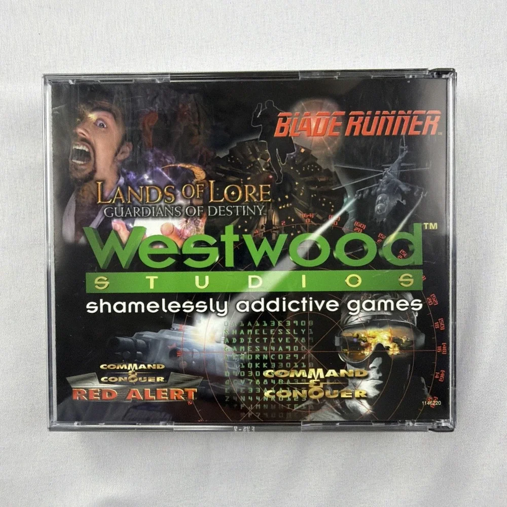 Blade Runner PC Big Box 1997 Vintage Computer Game Westwood 4 Discs